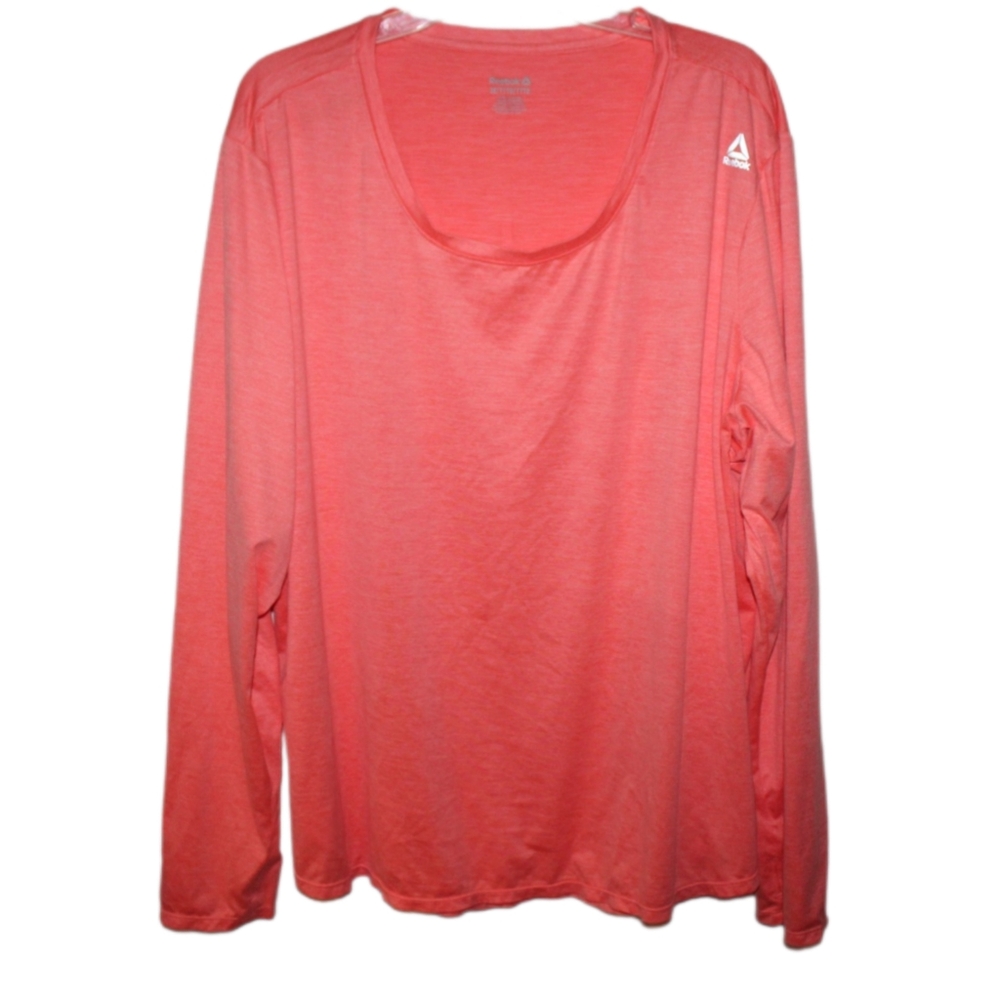 Reebok Reflective Coral Long Sleeve Top